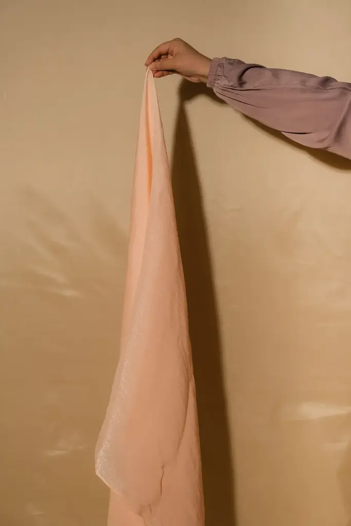 Organza Hijab - Peach