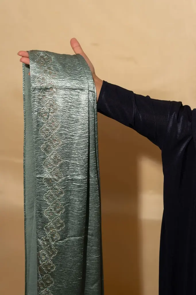 Velvet Satin - Sea Green