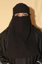 Plain Long Niqab