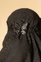 Butterfly Niqab- Black