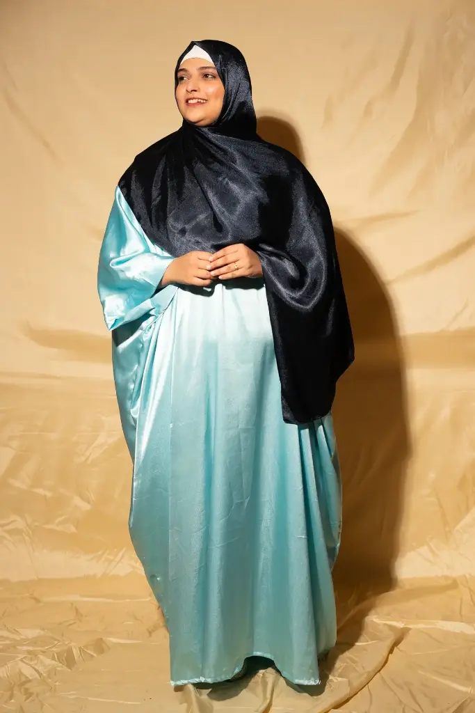 [HDCABA244] Malika Abaya- Sky Blue 