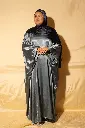 Malika Abaya- Midnight Grey