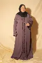  Zoom Abaya (With Hijab)- Purple
