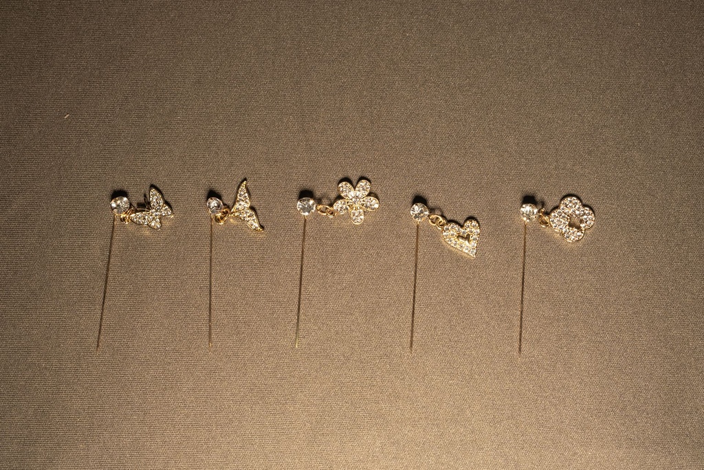 Golden Brooch Pin