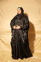 Shimmer Abaya - Black