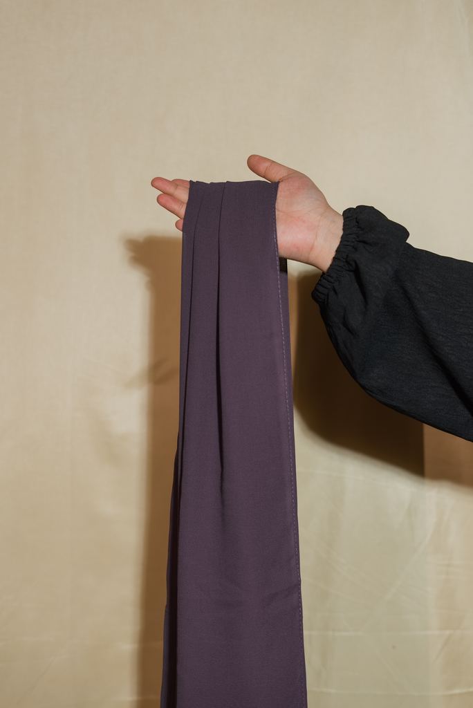 [HDCPCH316] Premium Chiffon Hijab - Midnight Orchid 