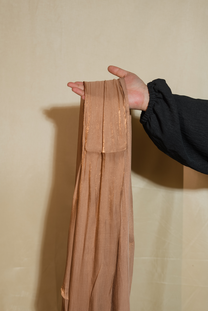 [HDCOGH289] Organza Hijab - Honey Ember