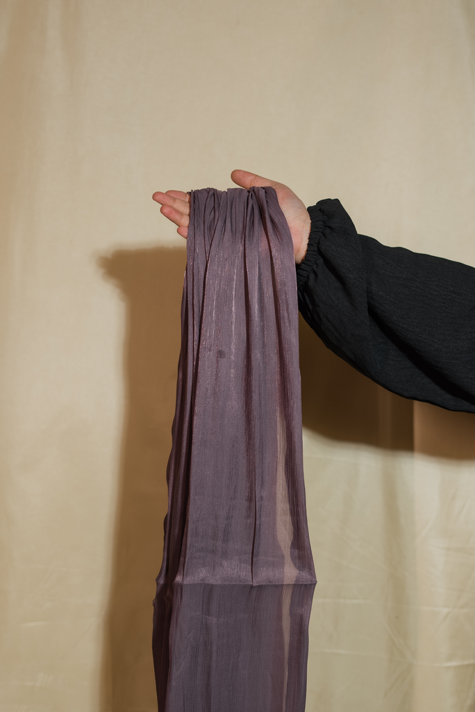 [HDCOGH292] Organza Hijab - Velvet Plum