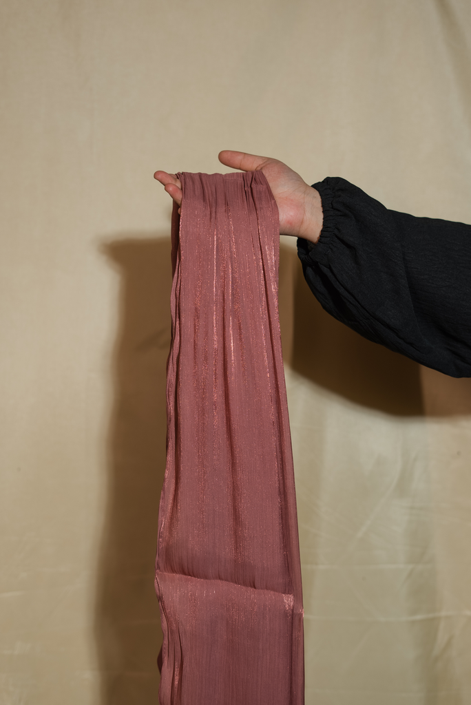 [HDCOGH294] Organza Hijab - Old Rose