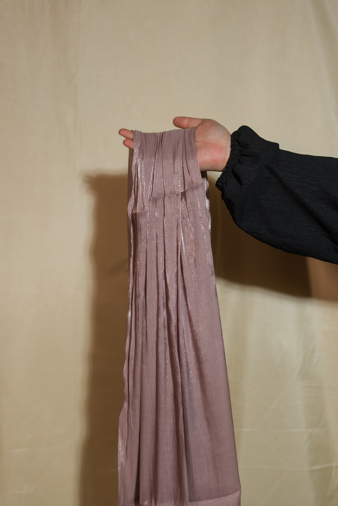 [HDCOGH287] Organza Hijab - Dusky Petal