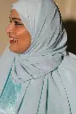 Premium Chiffon Hijab - Ice Blue 