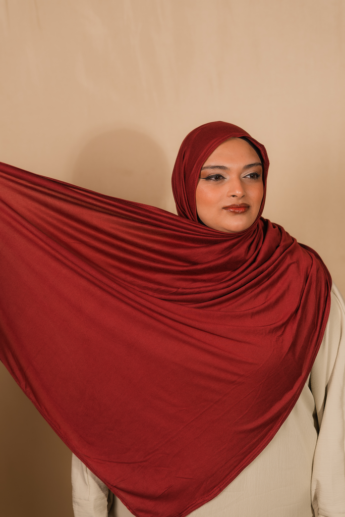 [HDCBJL361] Bamboo Jersey Luxe-Velvet Red