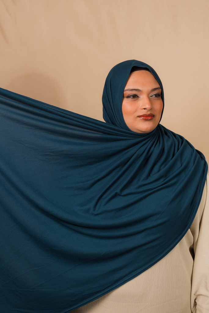 [HDCBJL369] Bamboo Jersey Luxe- Peacock