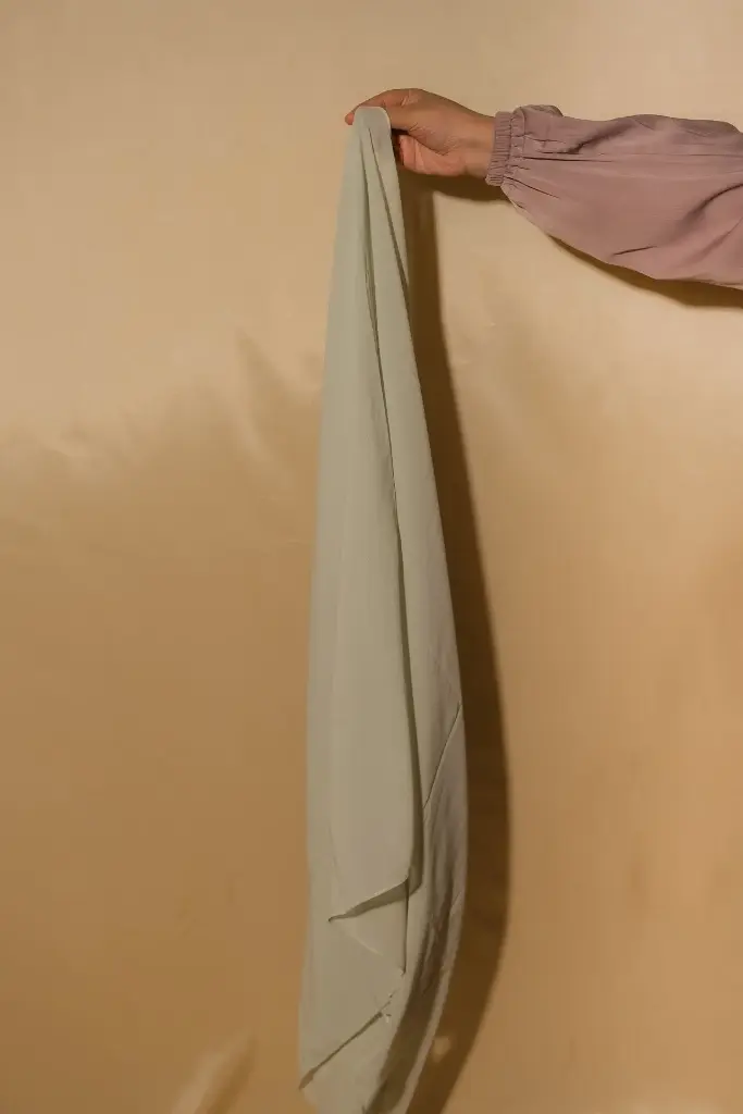 Premium Chiffon Hijab - Mint Green