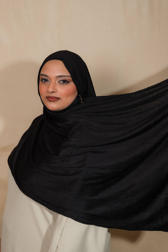 [HDCLJH478] Bamboo Jersey Lite- Black