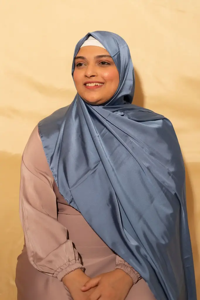 Luxe Matte Satin - Ash Blue