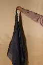 Organza Hijab - Navy Blue 