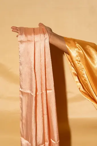 Muna Satin - Light Peach 