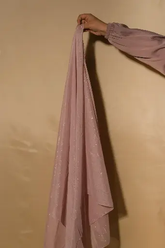 Shimmer Chiffon Hijabs - Light Purple