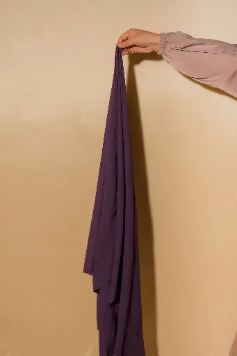 Premium Chiffon Hijab - Royal Violet 