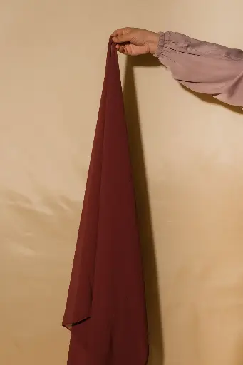 Premium Chiffon Hijab - Dark Plum