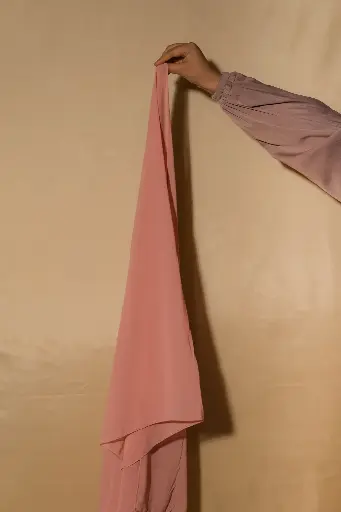 Premium Chiffon Hijab - Rosy Pink 