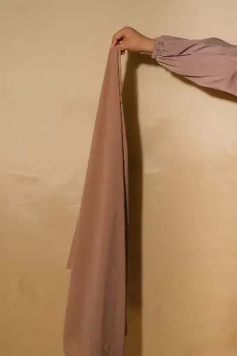 Premium Chiffon Hijab - Nude Mauve