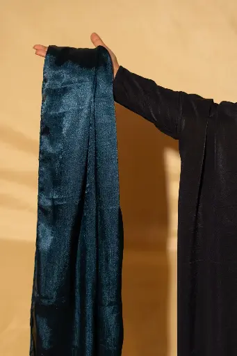 Muna Satin - Teal