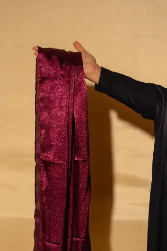 [HDC-MSH-BRG-206] Muna Satin - Burgundy 