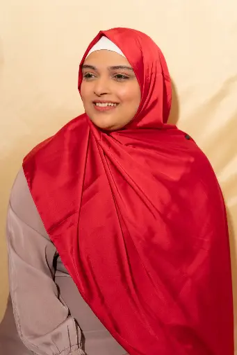 [HDCMSH156] Luxe Matte Satin - Blood Red