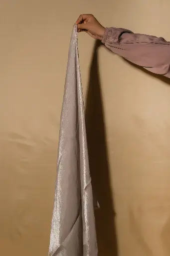 [HDCOGH170] Organza Hijab - Silver Grey 